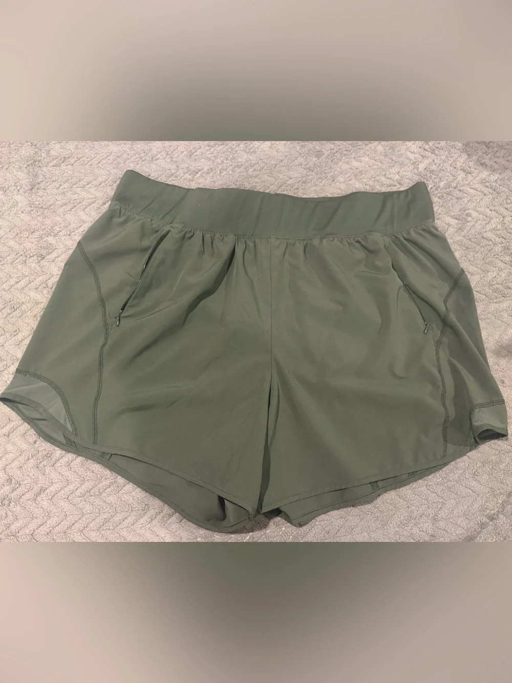 tek gear Olive Active Run Shorts